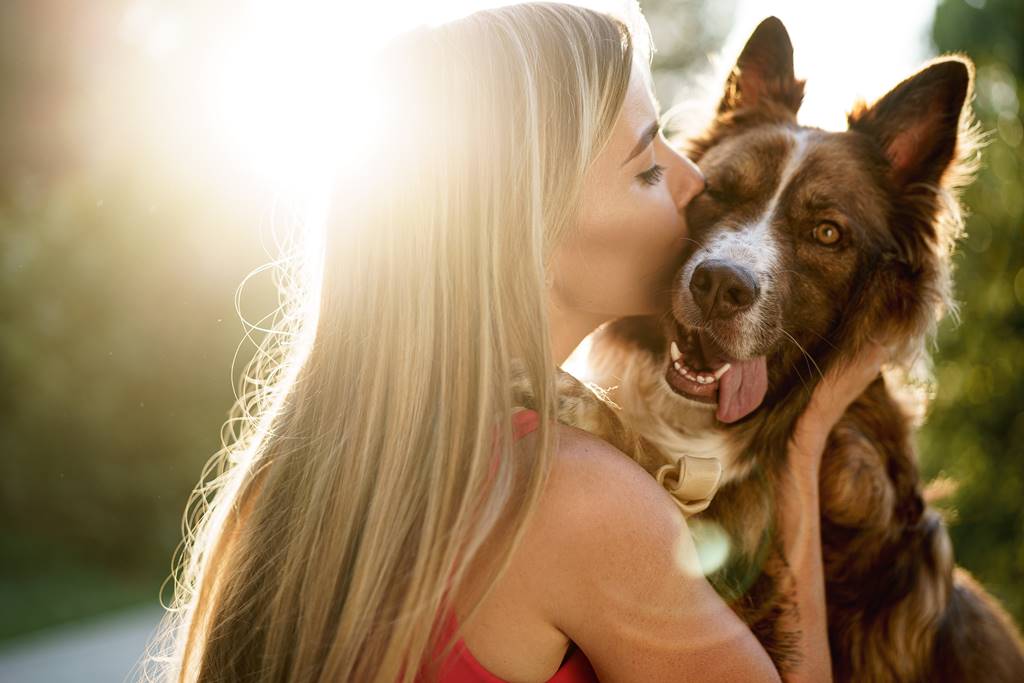 a los perros les gustan los besos