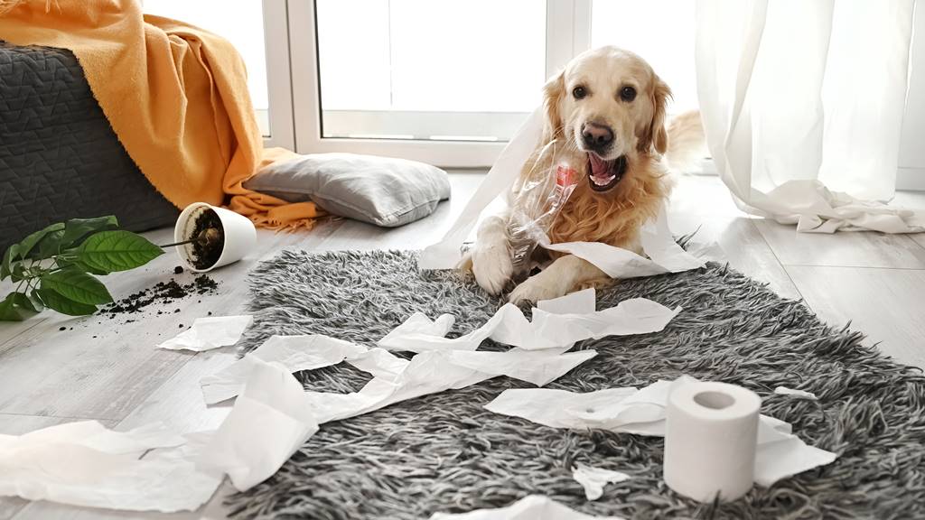 ¿Por qué mi perro come papel de baño? Descubre la razón